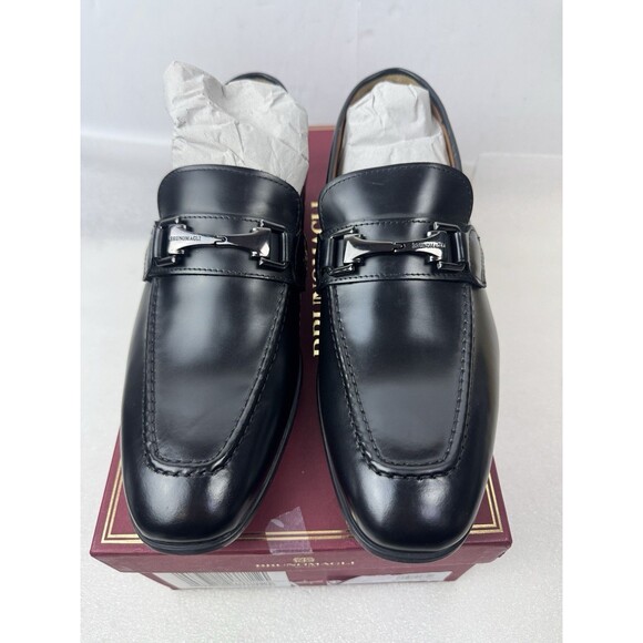 Bruno Magli Saffo Leather Slip On Italian Loafer Shoes Size: 8 M main image 8